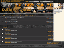 Tablet Screenshot of djembeforum.de